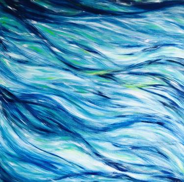 Print of Abstract Seascape Paintings by Cristina Stefan