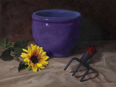 Original Fine Art Still Life Painting by Michael Malta