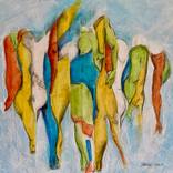 Standing Figures 1 by Deborah Walsh