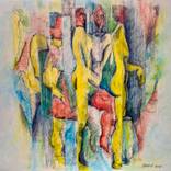 Standing Figures 2 by Deborah Walsh