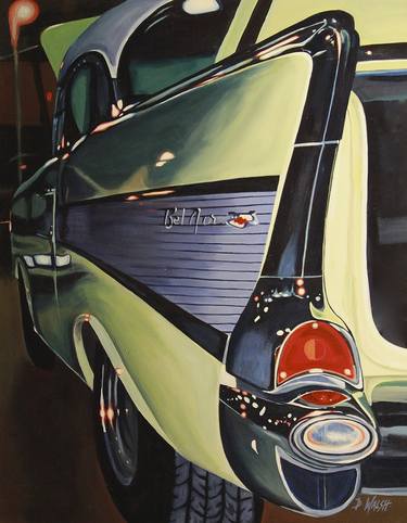 Print of Realism Automobile Paintings by Deborah Walsh