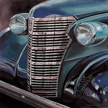 Original Fine Art Automobile Paintings by Deborah Walsh