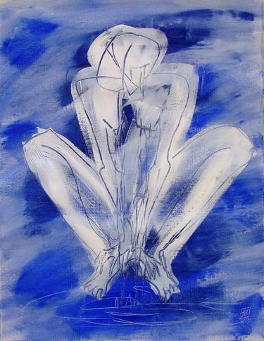 Print of Expressionism Nude Paintings by Slavica Markovic