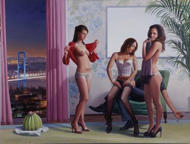 Print of Realism Nude Paintings by Nurhan Altay