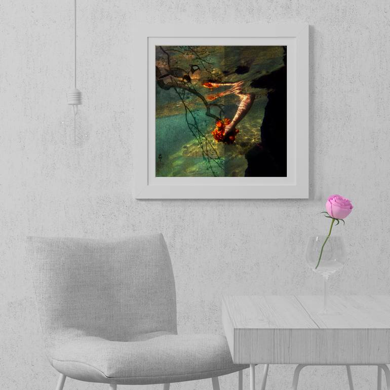 Original Art Deco Nature Printmaking by B Glezsa