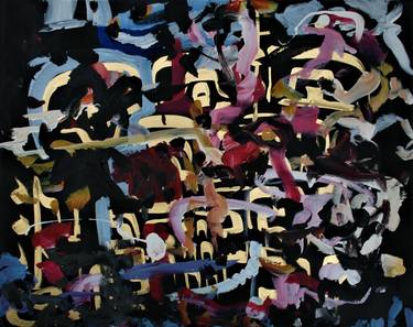 Original Abstract Expressionism Abstract Paintings by Kourosh Amini