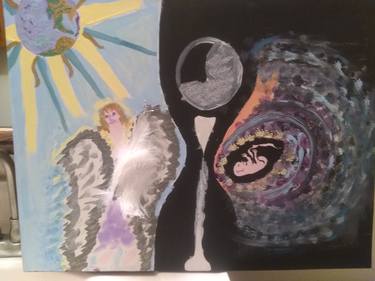 Original Religion Painting by stacy blocker