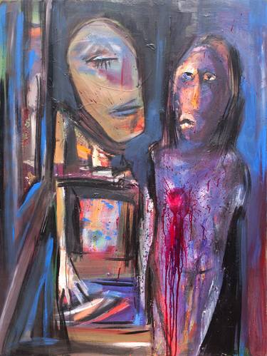 Print of Expressionism People Paintings by Maja Buric Djuranovic