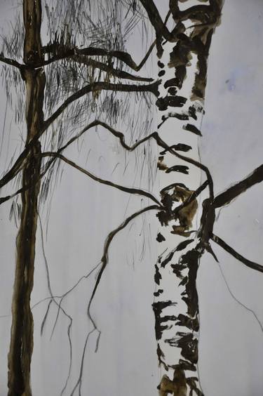 Print of Abstract Expressionism Nature Drawings by Ron Dirven