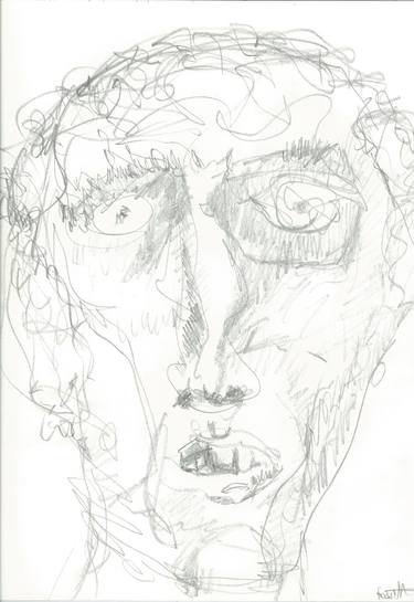 Print of Expressionism Portrait Drawings by Richard Rossetto