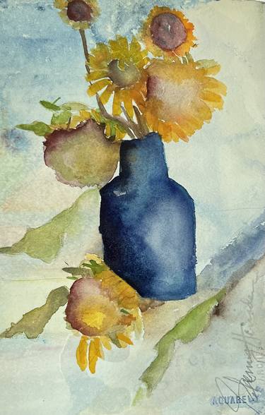 Print of Floral Paintings by Sherry Harradence