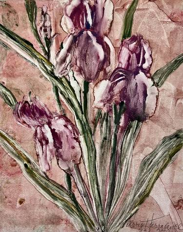 Print of Abstract Floral Printmaking by Sherry Harradence