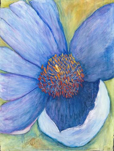 Original Abstract Floral Paintings by Sherry Harradence
