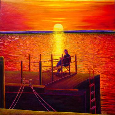 Original Figurative Landscape Painting by Elisabetta Duminuco