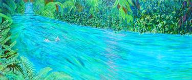 Original Figurative Landscape Painting by Elisabetta Duminuco
