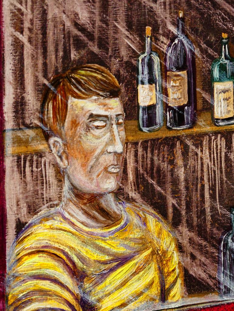 Original Figurative Interiors Painting by Elisabetta Duminuco