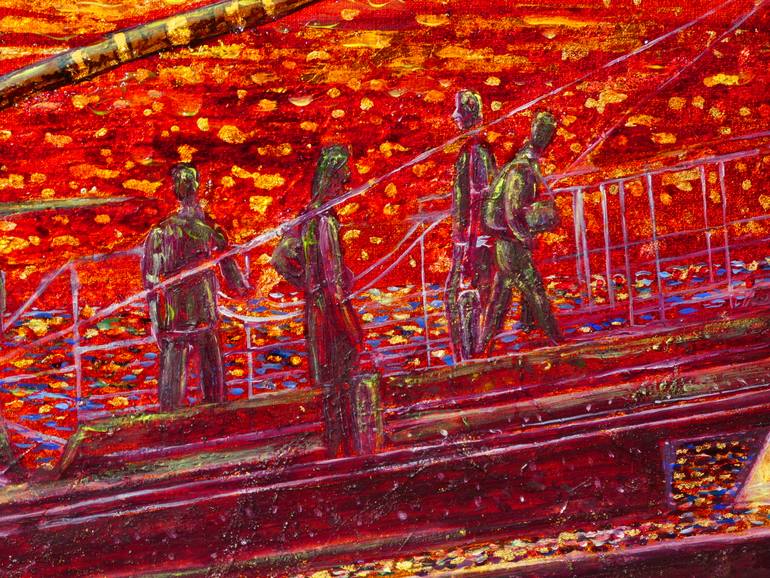 Original Figurative Landscape Painting by Elisabetta Duminuco