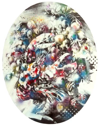 Print of Floral Paintings by Tibor Lazar