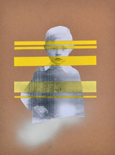 Print of Children Collage by Tibor Lazar