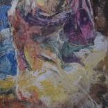 Collection Peinture sur papier marouflé sur toile