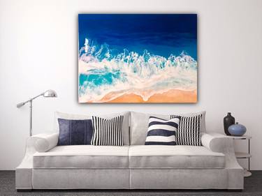 Print of Abstract Beach Paintings by Veronica Ungureanu