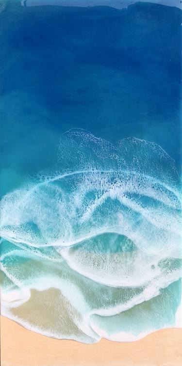 Print of Beach Paintings by Veronica Ungureanu