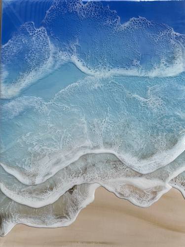 Print of Beach Paintings by Veronica Ungureanu