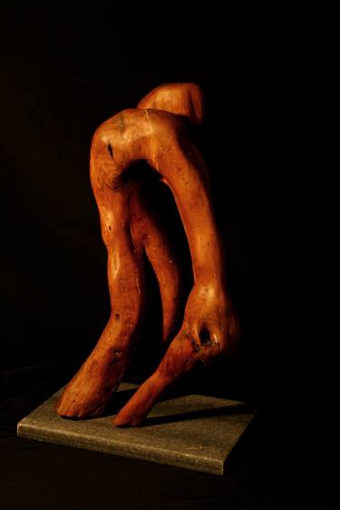 Original Abstract People Sculpture by Kulifay Laslo