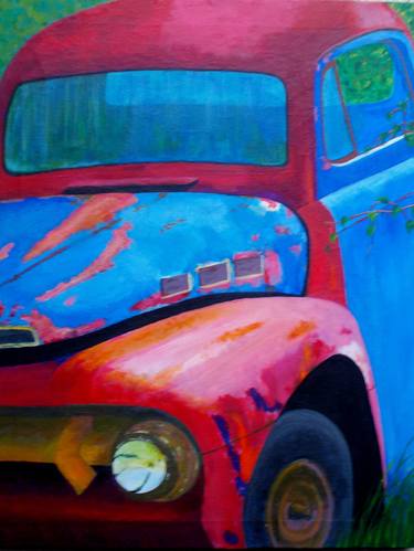 Original Modern Car Paintings by Brian Saunders