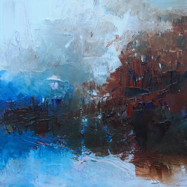 Original Abstract Landscape Paintings by Alex Ashton