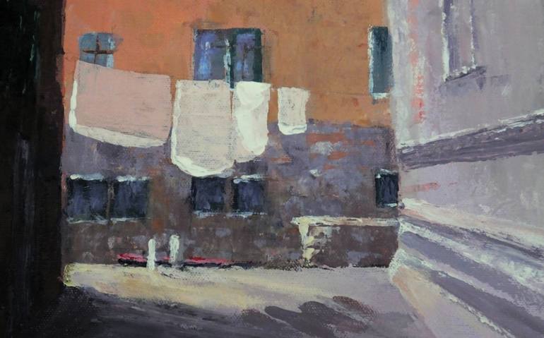 Original Figurative Architecture Painting by Helene Buttling