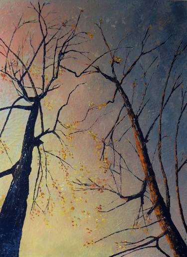 Original Figurative Tree Paintings by Helene Buttling