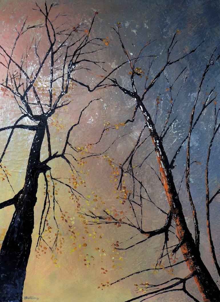 Original Figurative Tree Painting by Helene Buttling