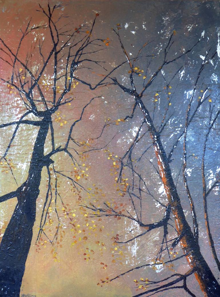 Original Figurative Tree Painting by Helene Buttling