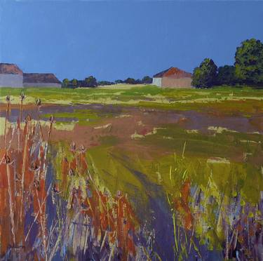 Original Expressionism Landscape Paintings by Helene Buttling