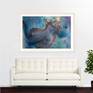 Pillars of Creation, in wooden frame on living room wall