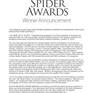 14TH ANNUAL BLACK AND WHITE SPIDER AWARDS HONORS PHOTOGRAPHER THOR ELIAS ENGELSTAD FROM AUSTRALIA.