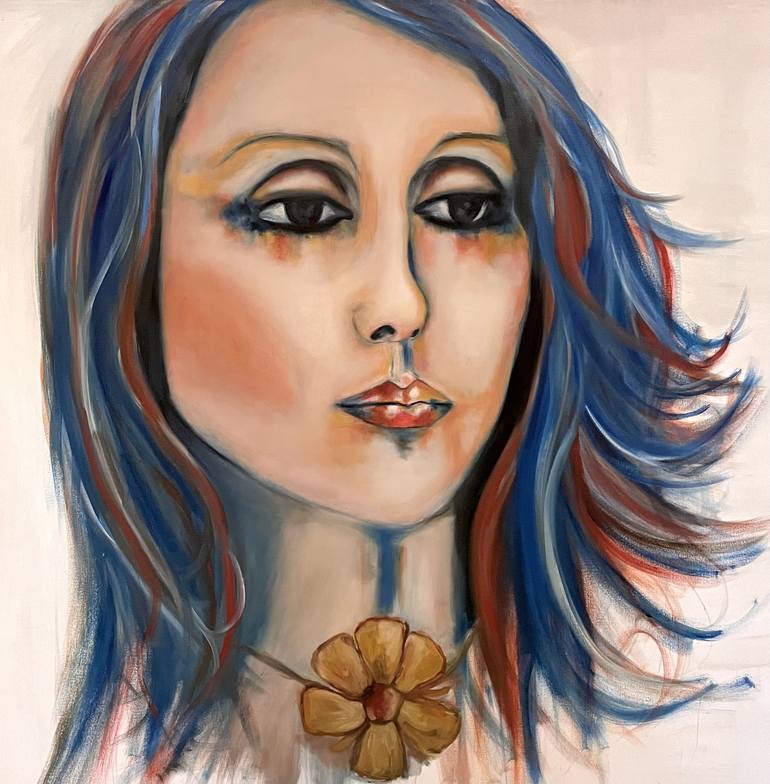 Original Portrait Painting by Zena Dabbous
