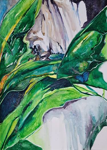 Original Abstract Expressionism Nature Paintings by Tessa Alexander