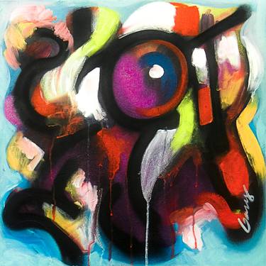 Original Abstract Expressionism Abstract Paintings by GANS Batac