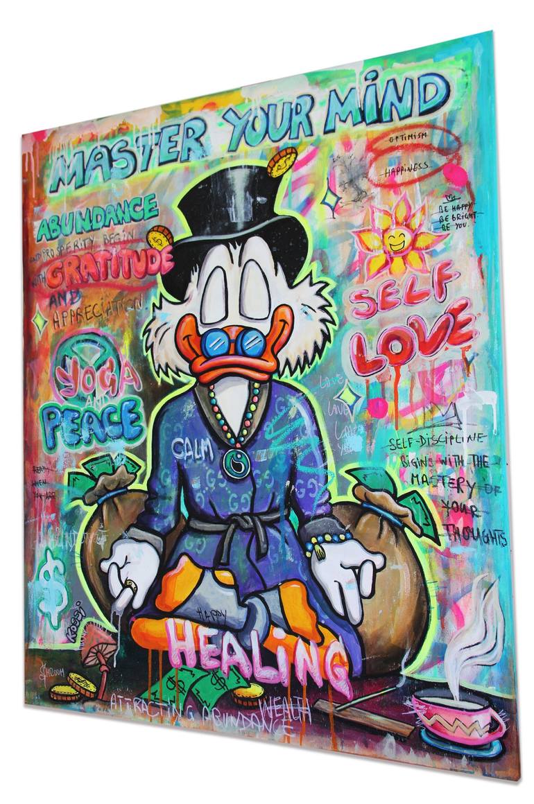 Original Pop Art Cartoon Painting by Kristin  Kossi