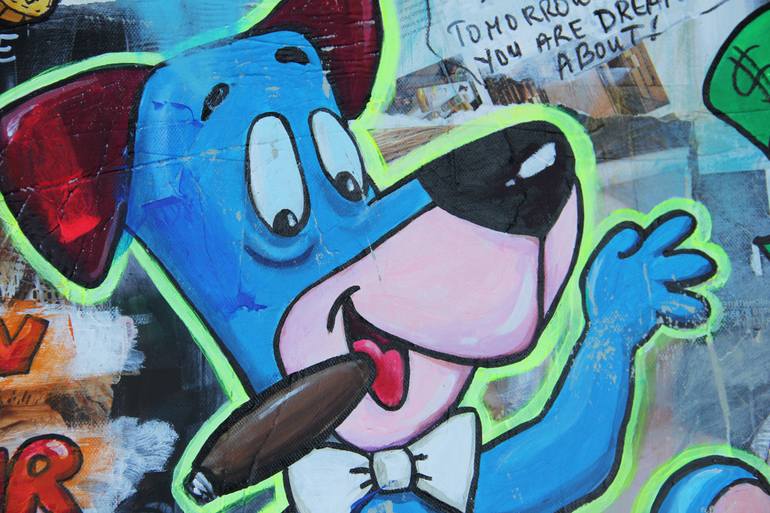 Original Contemporary Comics Painting by Kristin  Kossi