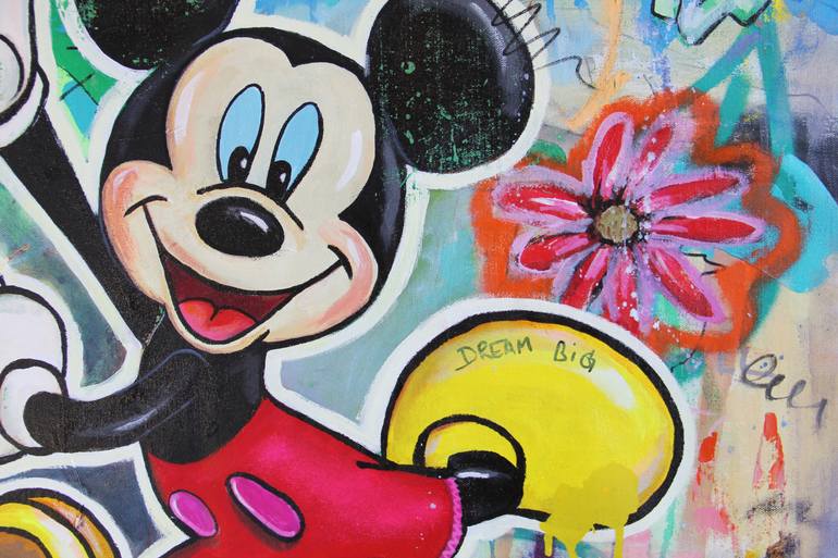 Original Figurative Comics Painting by Kristin  Kossi