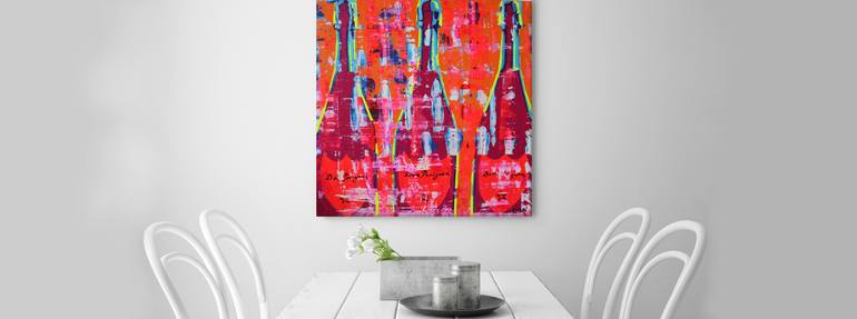 Original Pop Art Cuisine Painting by Kristin  Kossi