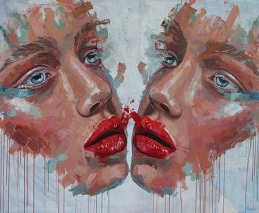 Original Fine Art Portrait Paintings by Kristin Kossi