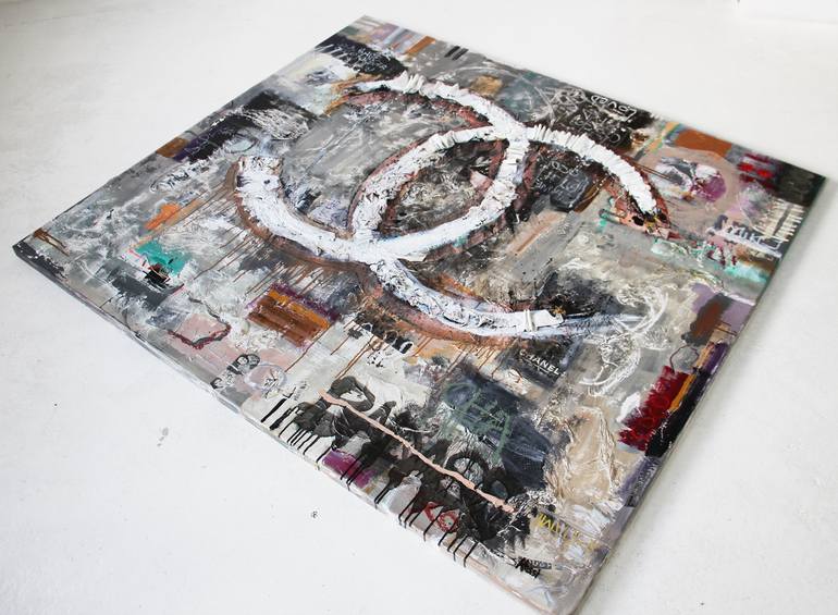 Original Abstract Expressionism Fashion Painting by Kristin  Kossi