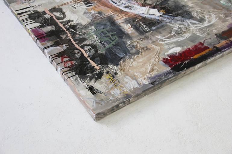 Original Abstract Expressionism Fashion Painting by Kristin  Kossi