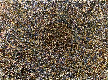 Original Abstract Expressionism Abstract Painting by Alexei Grekov