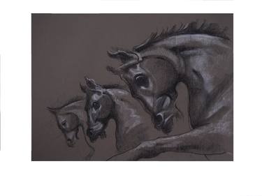 Print of Realism Horse Drawings by Gregory Lindsay