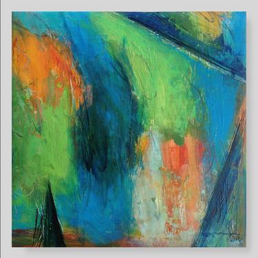 Original Abstract Expressionism Abstract Painting by Alvin Tan